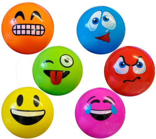 Deflated Smile Ball - 15cm  Assorted, Picked At Random