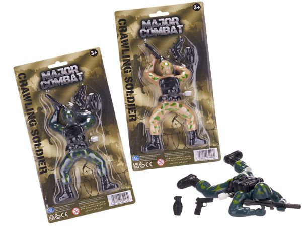 Major Combat Wind Up Crawling Soldier