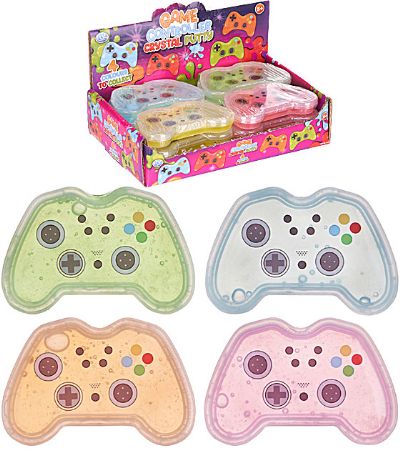 12x Game Controlller Crystal Putty In Counter Display